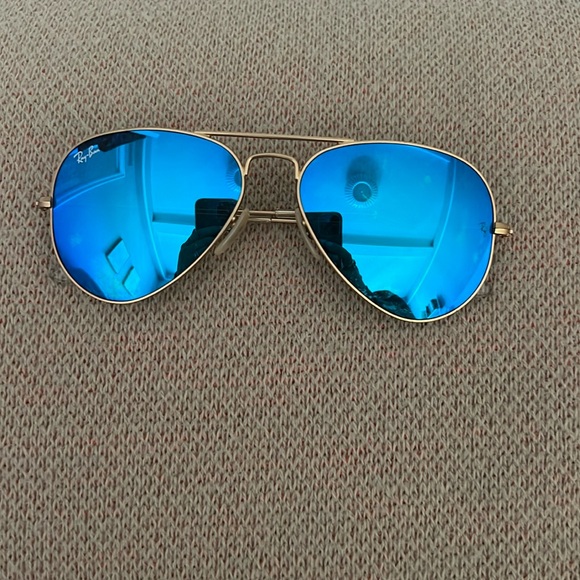 Ray Ban blue mirrored sunglasses - Picture 1 of 5